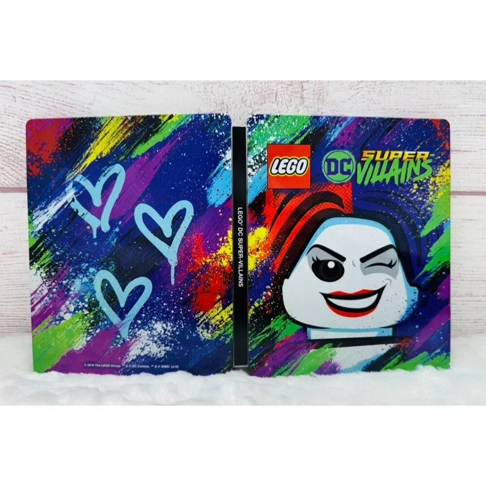 Lego DC Super Villains Steelbook - CASE ONLY - NO DISC - USED